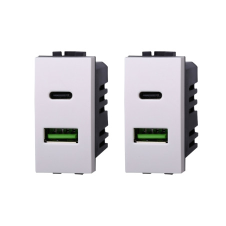 gloca Set 2 Prese USB 2 in...